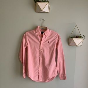 Light salmon Ralph Lauren button up